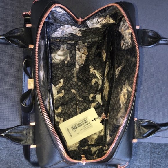 Ted Baker Designer Black Bow Handbag - Picture 3 of 4